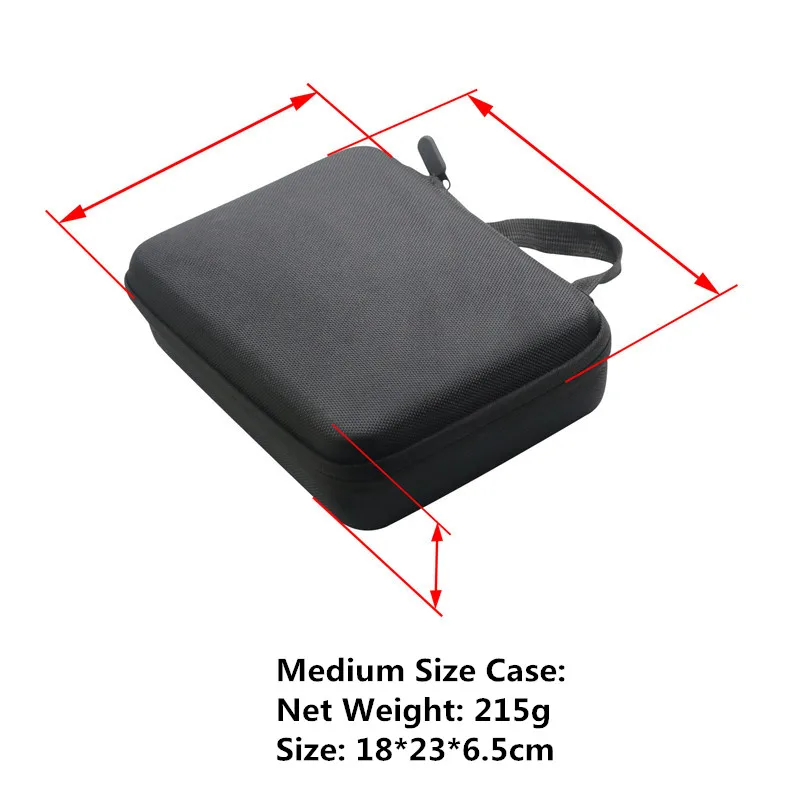 Aufbewahrung tasche Fall für Gopro Held 13 12 11 10 9 8 7 schwarze Action-Kamera tragbare Eva wasserdichte Schutzhülle Go Pro Zubehör – Detail 2