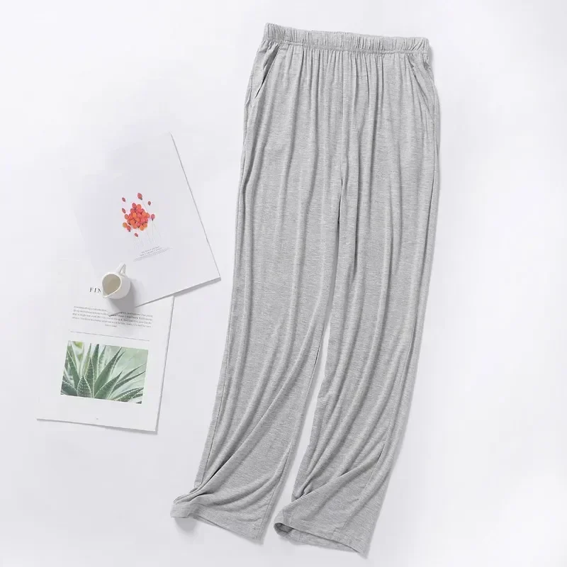 

Pajama Trousers Thin Large Homewear Sleep Long Men's Spring Mosquito-proof And Modal Pants Summer Size Home