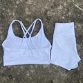 White yoga set