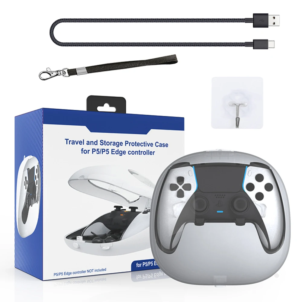 Custodia Per Controller Portatile Nero/Bianco Per Controller Edge Dualsense Custodia Protettiva Per Gamepad Eva