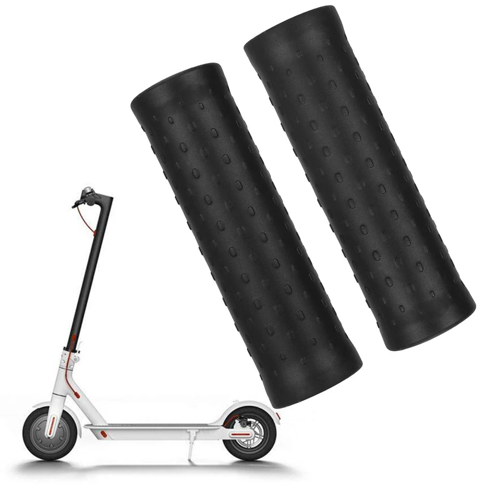 

1 Pair Handlebar Grips Electric Scooter Handle Cover 121*35mm Rubber Scooter Accessery Parts For Xiaomi M365 Electric Scooter