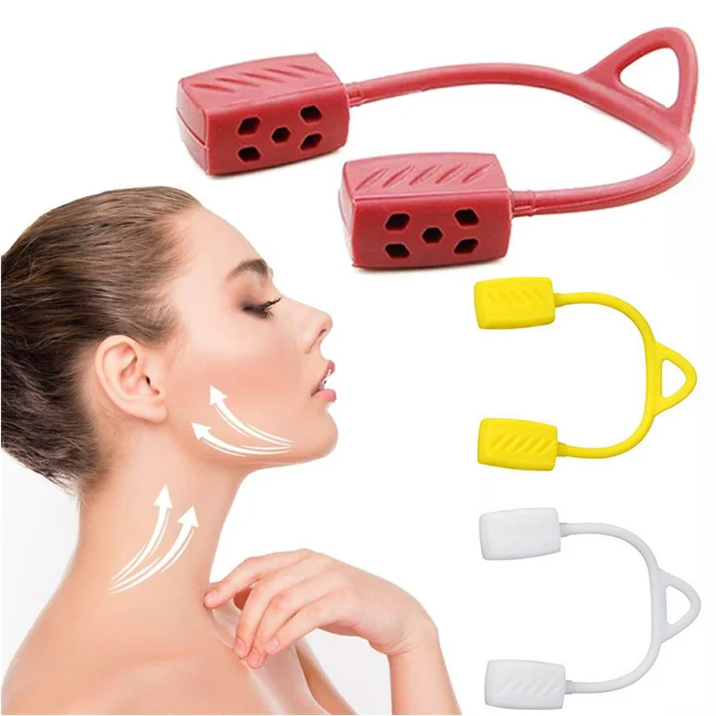 1 PCS Jaw Exerciser Jawline Exercise Ball Food-Grade Silica Gel for Neck Face Toning Jaw Muscle Training Face Lifter 3 Levels