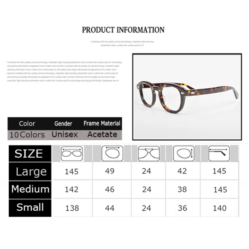 Men's Spectacle Frame Johnny Depp Lemtosh Style Glasses Transparent Lens Brand designer Computer Male Round Vintage Eyeglasses