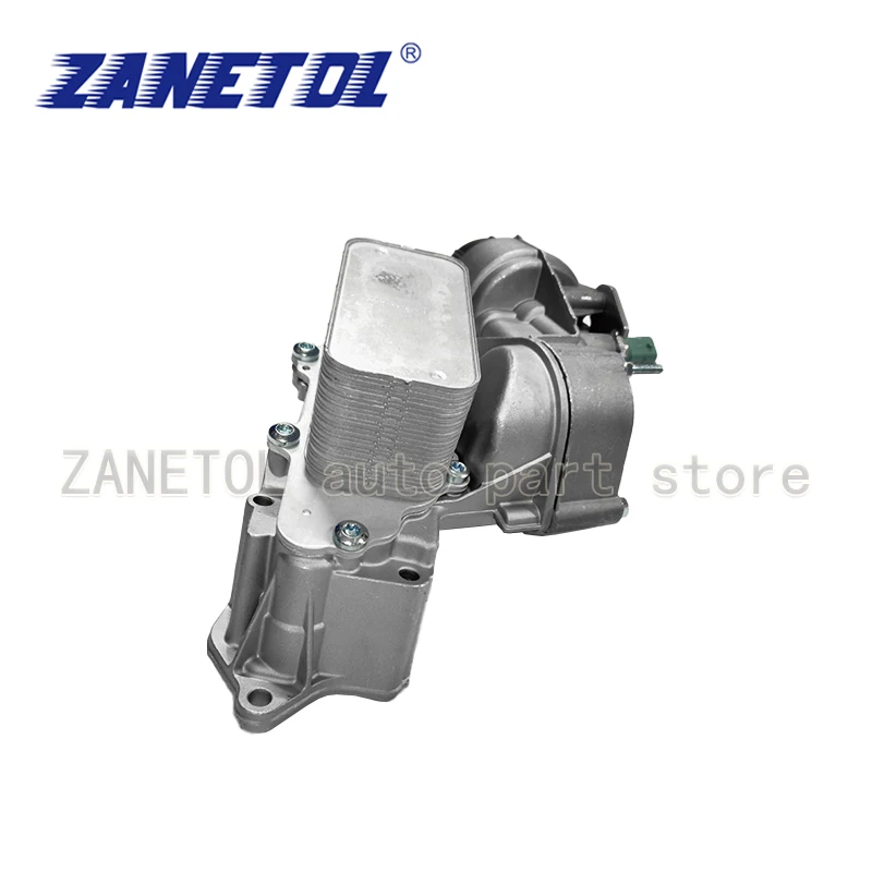 Oil Cooler Kit ZANETOL Engine Oil Cooler For Jeep Grand Cherokee WK2 3.0 CRD Diesel 2011-Chrysler 300C 68211442AB 68211440AB 68269916AB