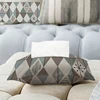 Home decor boho fabric tissue box car tissue holder tissue cover box  Textiles cloth storage tissue bag nordic wipes dispenser 6