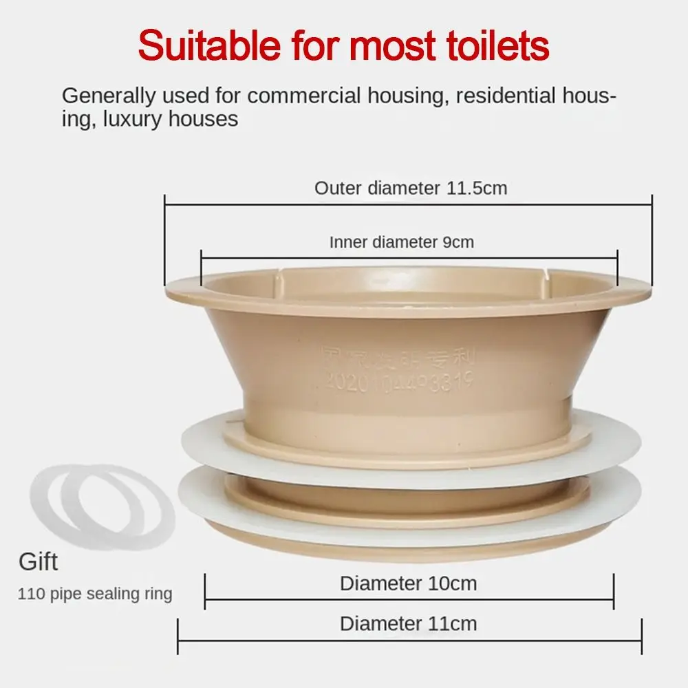 Toilet Spill Sealing Ring toilet flange ring Closestool Universal Floor Outlet Drain Pipe Flange Ring Bathroom Toilet Repairing Parts
