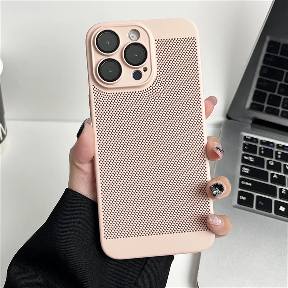 Enhanced Cooling Matte Metallic Heat Dissipation Phone Case Cover