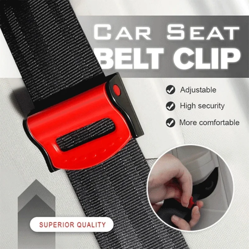 2PcsCarAdjustableSeatBeltLimiterUniversalCarSeatBeltsClips