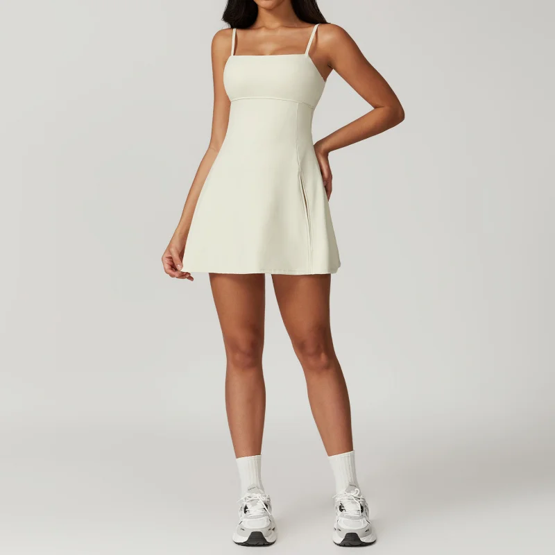 Sports Skirt Woman Tennis Clothes Sportswear Woman Gym Workout Golf Dress Beauty Back Yoga Skirt Women's Tennis Short Dresses
