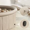Playable Sand and Water Baby Ball Pool -Inflatable Children's Ocean Fence Indoor Household Thickened Bobo Pool Fun Toys for Kids 4