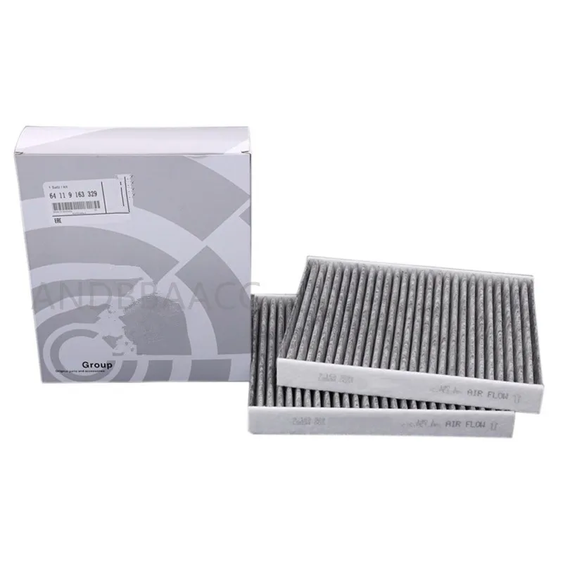 

64119163329 Car Accessories Activated Carbon Cabin Filter Air Grid Filter For BMW 7' F01 F02 730d 740i 750i 5' F07 GT 5' F10