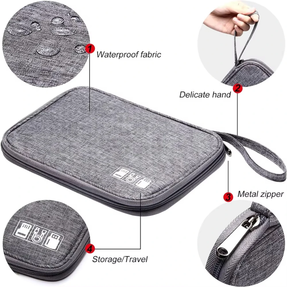 Waterproof Travel Electronics Organizer Bag