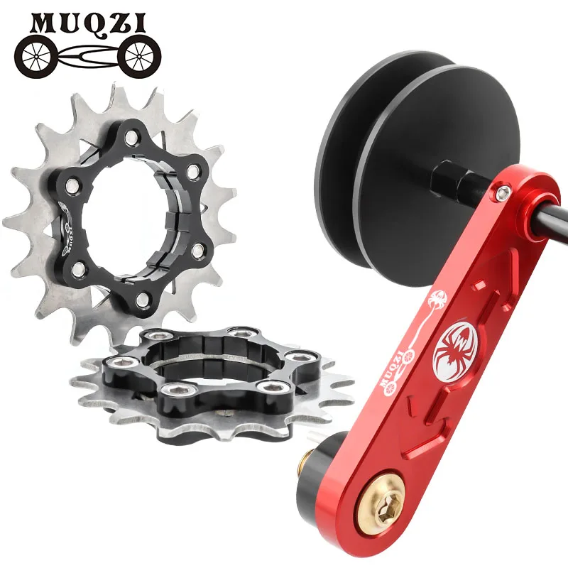 

MUQZI Single Speed Conversion Kit 12T 13T 14T 15T 16T 17T 1 Speed Cassette Cog Chain Tensioner MTB Road Bike Freewheel Sprocket