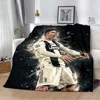 Printed Blanket Picnic Blankets Warm Blanket Soft and Football CR7 R-Ronaldos Comfortable Blanket Home Travel Birthday Gift 6