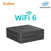 TexHoo Mini PC Intel  N100 Windows 11 Pro  Wifi6 Dual HDMI USB3.2 Supports up to 16GB DDR4 2T NVME SSD Desktop computer 1