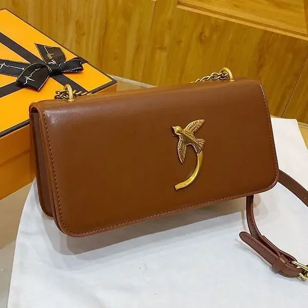 

2023 Hundred Bag Niche Swallow Double Not Swallow Models Flying Senior New Of Crossbody Female Bag Collision Sense Shoulder