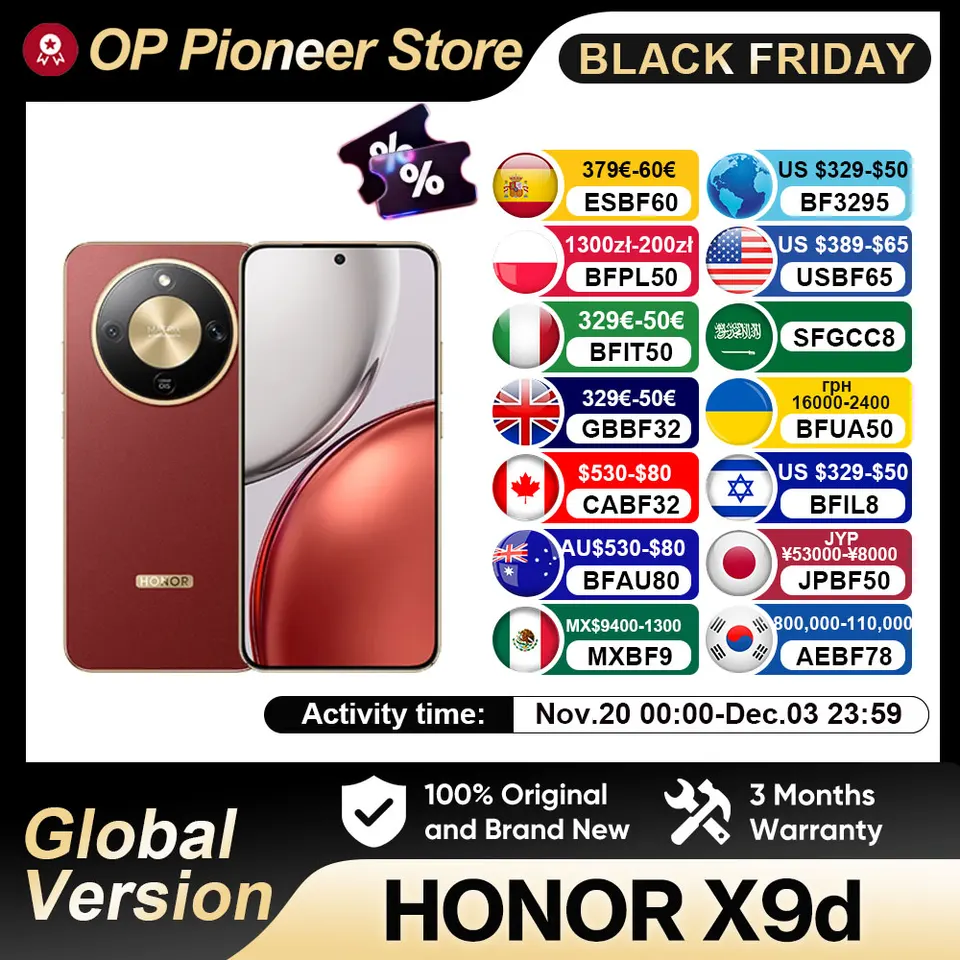 2025 New HONOR X9d 5G Smartphone Global Version 6.79