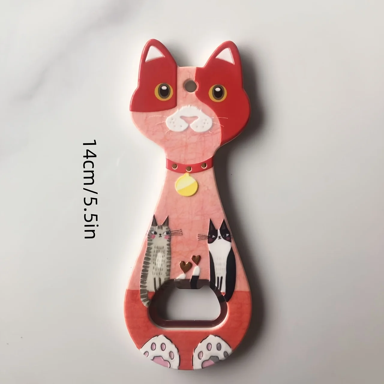1Pc 고양이 맥주 병따개 주방 거실 냉장고 스티커 장식