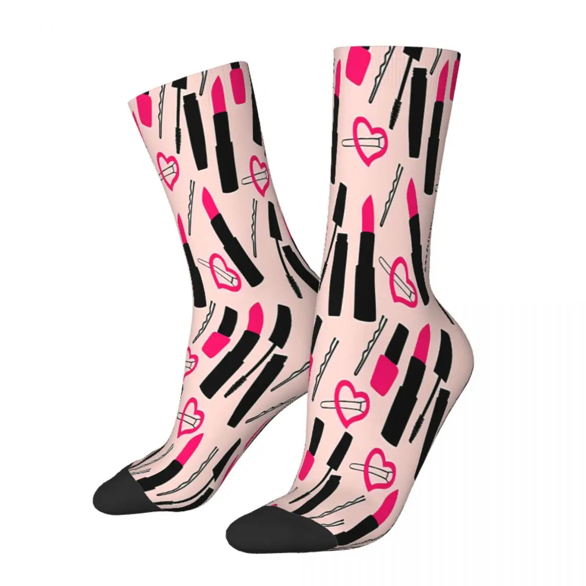 Chaussettes de maquillage mignonnes pour hommes et femmes, bas de printemps hip hop