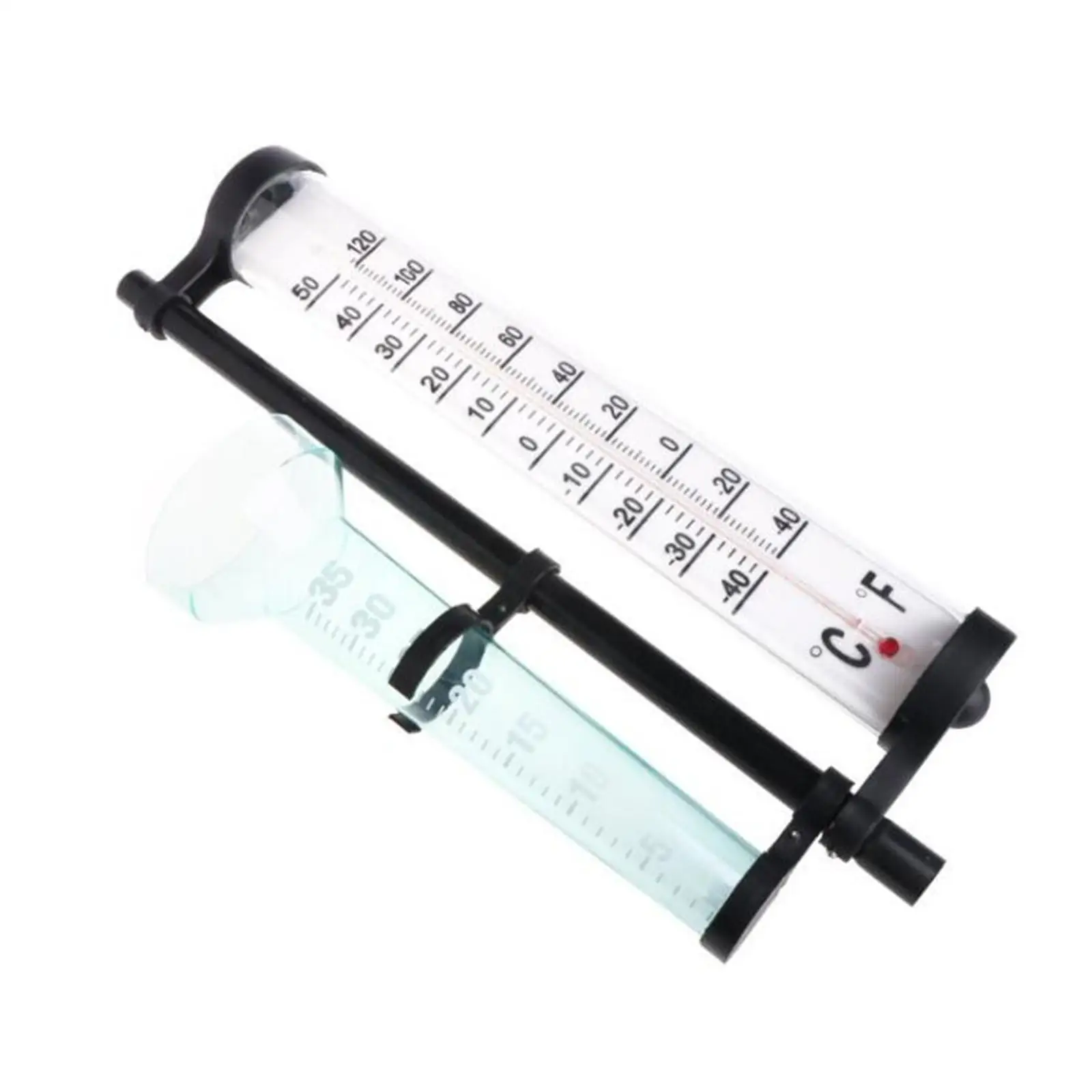 3-in-1 Weather Station Rain Gauge Thermometer Weather Vane for Yard Farm 3-in-1 Weather Station Rain Gauge Thermometer Weather Vane for Yard Farm