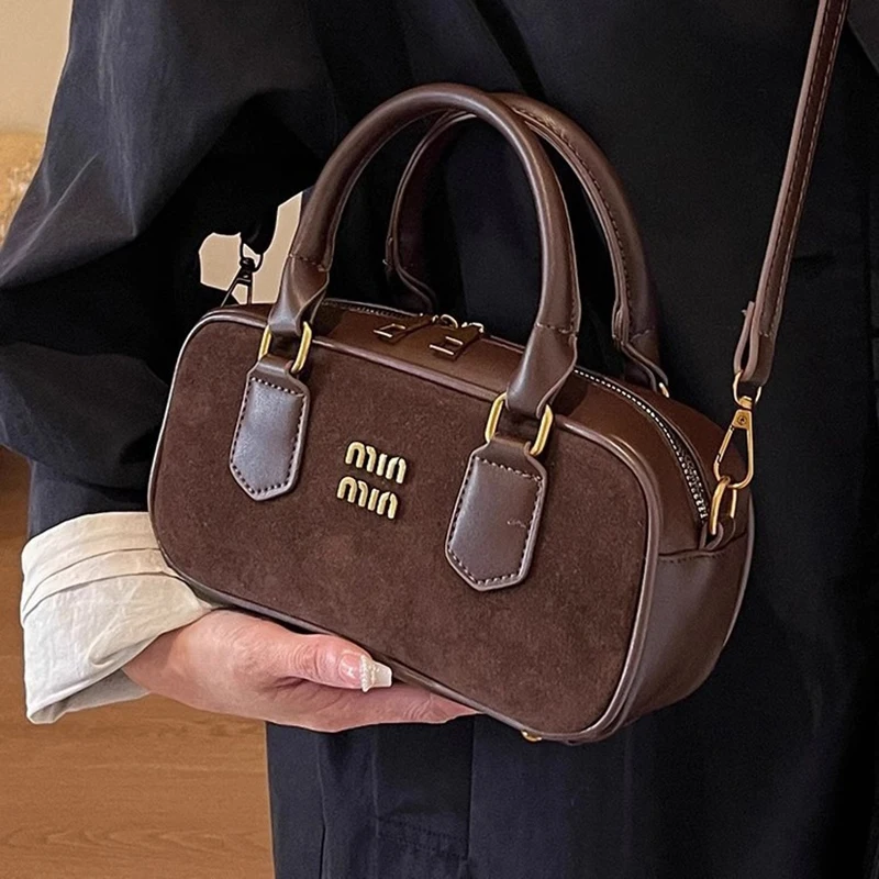 Shoulder Bag Crossbody Bag High End Retro Boston Hand-Held Pillow Bag New Fashionable Single Shoulder Crossbody Bags