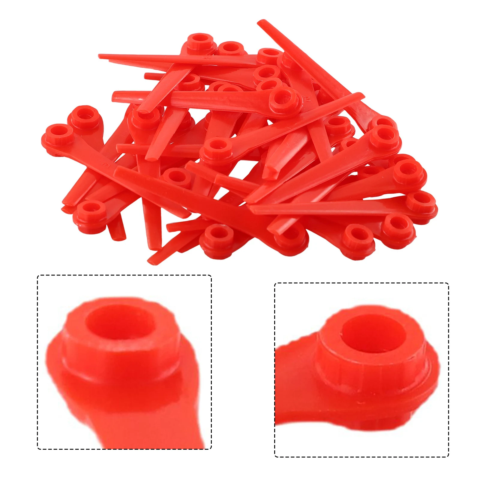 

Лезвия для триммера EasyCut Li-18/23R, 100 шт., пластиковые сменные лезвия для газонокосилки