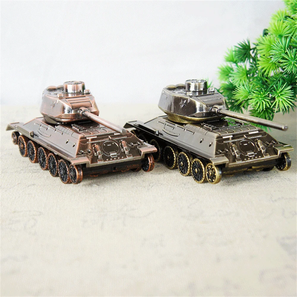 Vintage Metal Cannon Model Home Desktop Decorations Retro War Tank Craft, Giocattolo Per Bambini, Warriors Napoleon Cannon Tank Replica