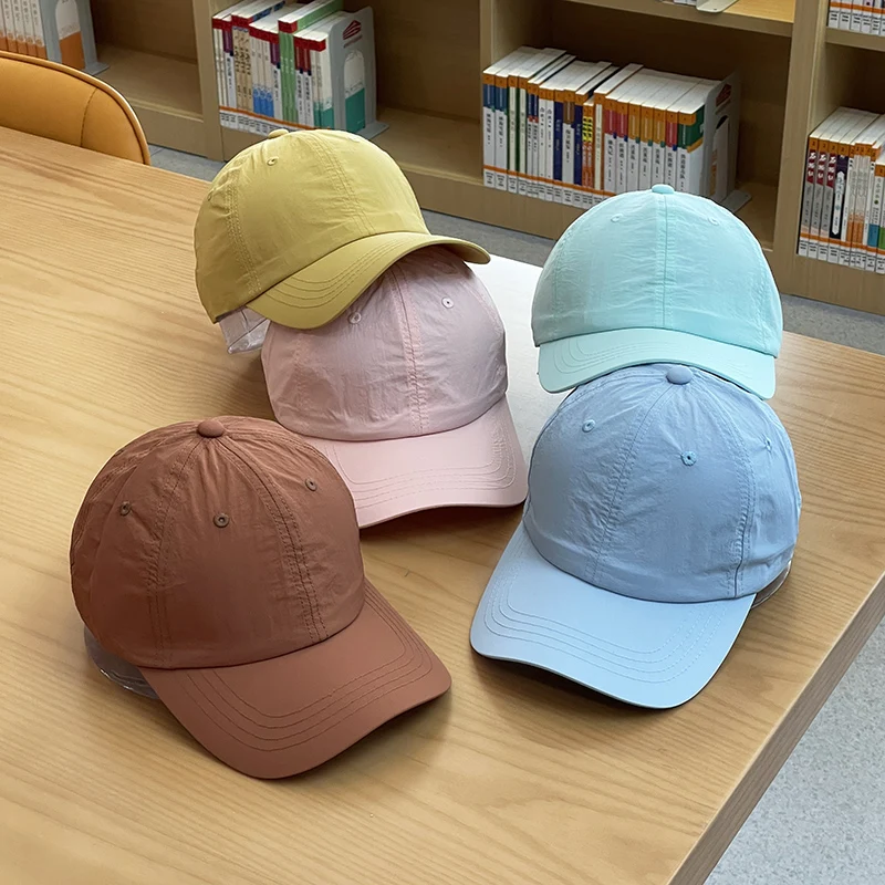 Sparkling Style Quick-Drying Baseball Hat Men and Women Outdoor Running Internet Hot Casual Spring Outing Peaked Cap Women 2