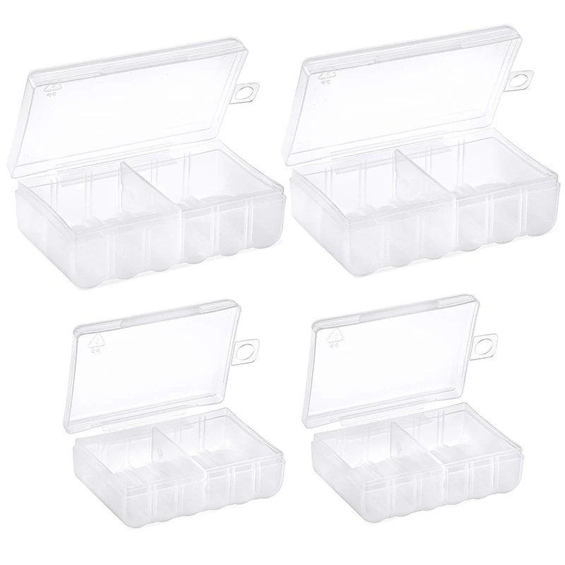 6 Slots Transparent Battery Storage Case Holder Hard Plastic Case Storage Battery Box 1PC For AA/AAA Organizer Box battery storage box battery case battery holder battery box