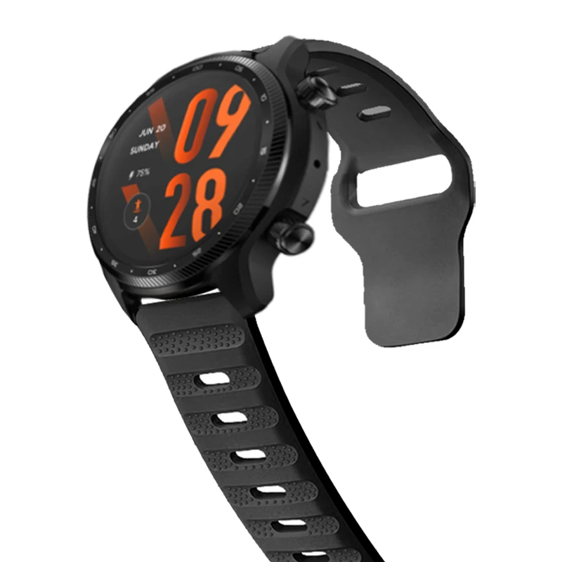 

Ремешок силиконовый Easyfit для Ticwatch Pro 3 Ultra GPS LTE/GTX/GTH 2, спортивный резиновый браслет для TicWatch E3, аксессуары для часов