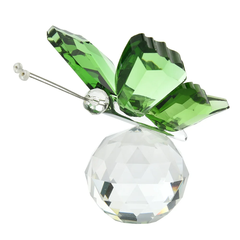 Elegant Crystal Butterfly Ornaments - Artistic Home and Tabletop Decor