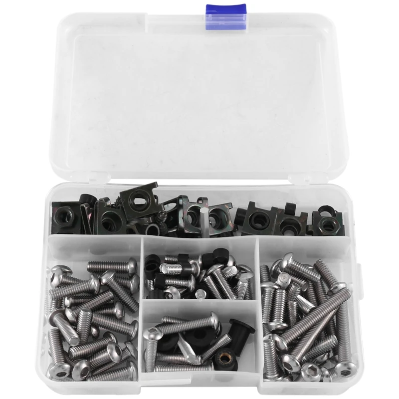 

137Pcs Fairing Bolt Kit Universal Windscreen Screws Motorcycle Supplies