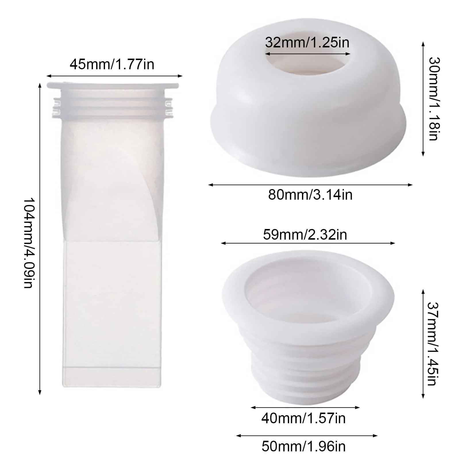 Abflussrohr Schlauch Dichtung Deodorant Silikon Stecker Dichtungstopfen für  Badezimmer Küche