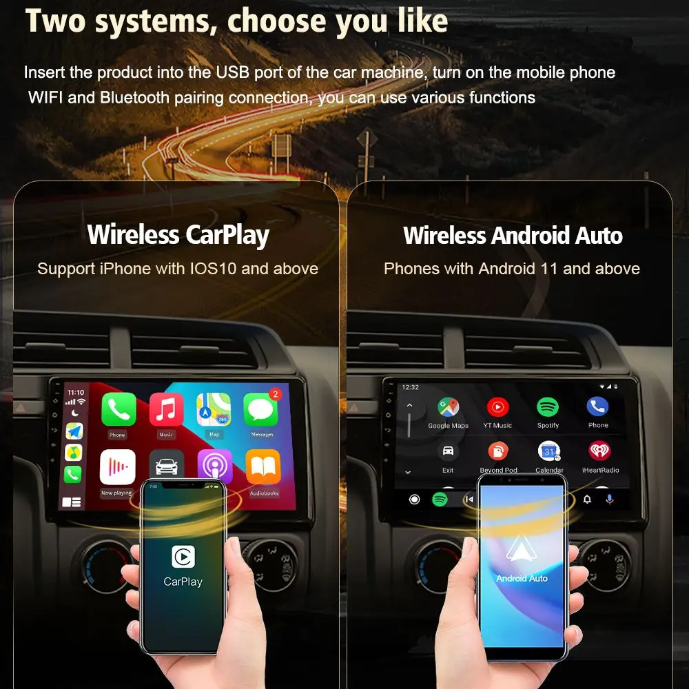 CarlinKit CCPA  ī÷ AI ڽ,  ȵ̵ ڵ USB  ̷ũ,  ڵ , ȵ̵ ڵ 