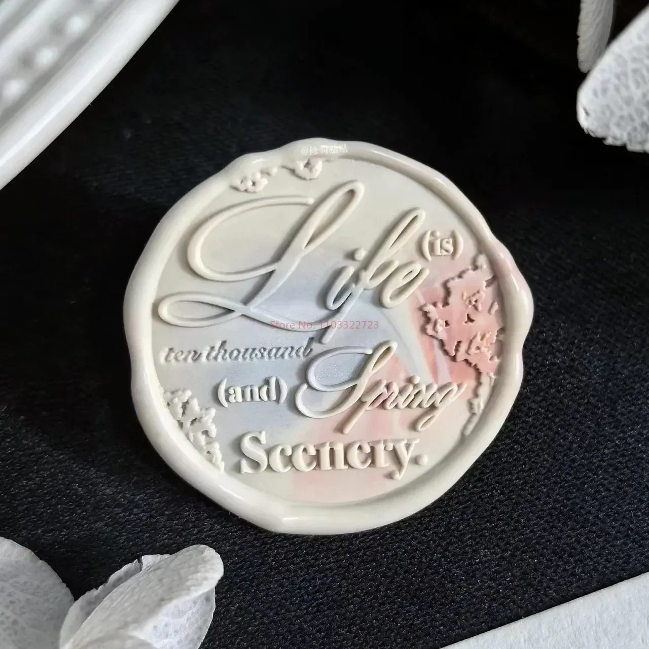 Wax Seal Stamp Multi-Layer Relief Yin-Yang Engraving Students Children Diy Cute Copperhead Invitation Card Seal name stamp self ink stamps