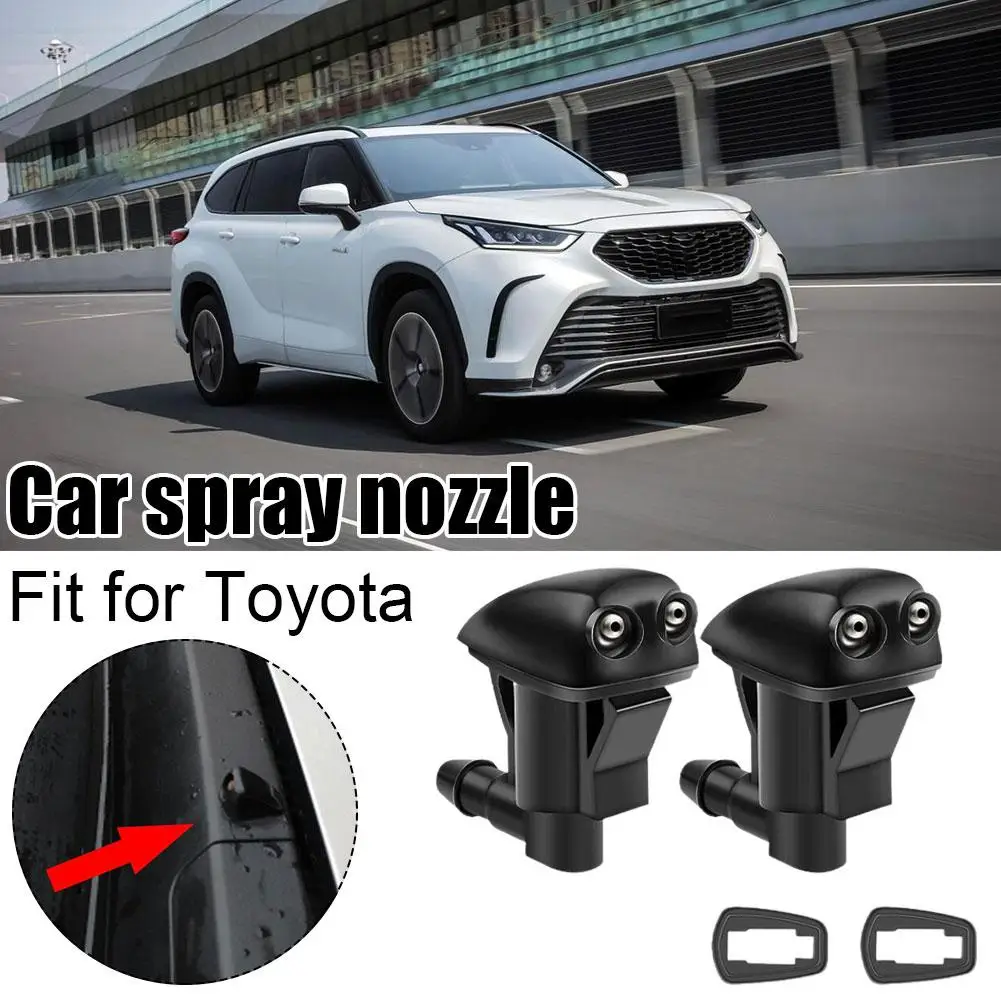 

2pcs Windshield Washer Wiper Spray Nozzle for Toyota COROLLA Nozzle 55079049AA Car Sprinkler X1K4