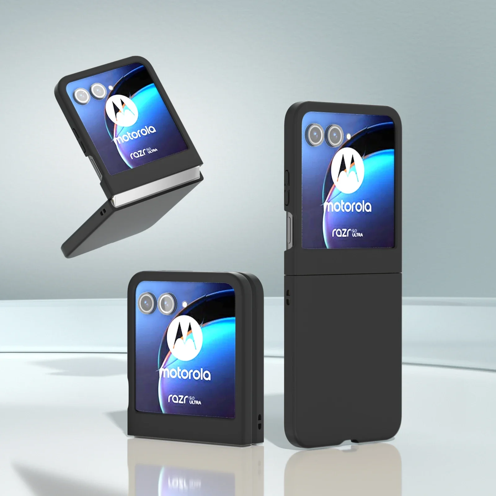 Luxurious Skin Feel Protective Case - Solid Color, 2-Piece Hinge Set, Anti-Scratch & Lightweight Cover