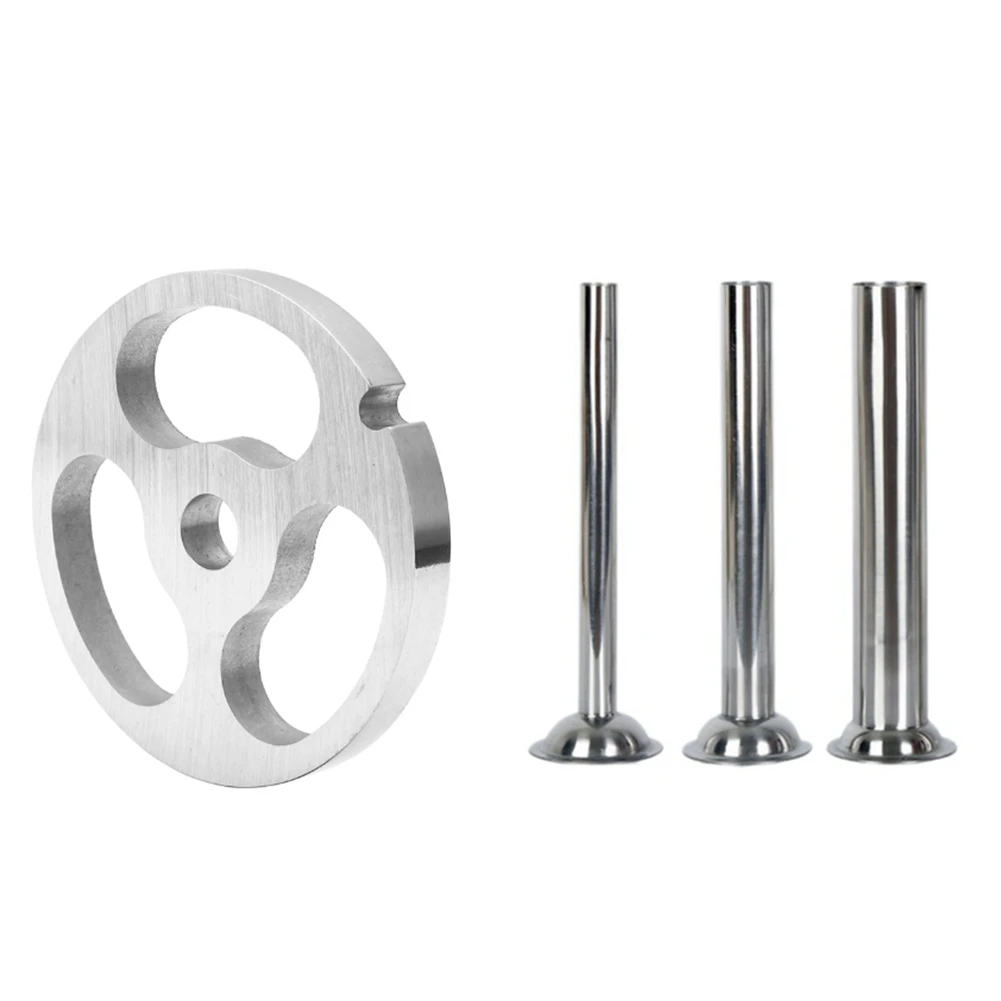

Stainless Steel Meat Grinder Hole Plate for 12 Type Meat Grinder Blade Net Knife Canister Intestine for Kitchen Aid