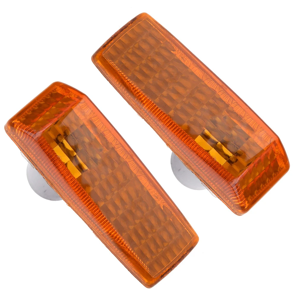 2Pcs Turn Signal Light Covers Fit for Mercedes-Benz 190 W201, C-CLASS W202, S-CLASS W140, SL-CLASS R129, E-CLASS W124 Car Parts