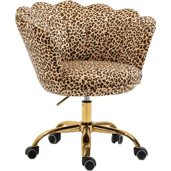 Velvet Swivel Desk Chair 1