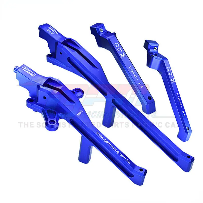 

1/8 Aluminum Alloy 7075-T6 Front + Rear Chassis Bracket for TRAXXAS 4WD SLEDGE RC CAR