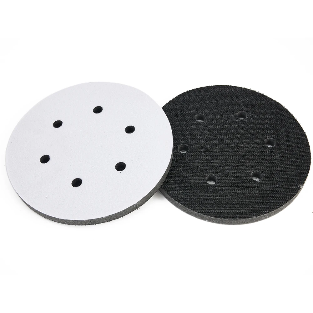 

2PCS 6 Hole 6inch 150mm Soft Buffer Sponge Interface Pad Hook & Loop Foam Polishing Disc Sanding Pad For Power Tool Accessories