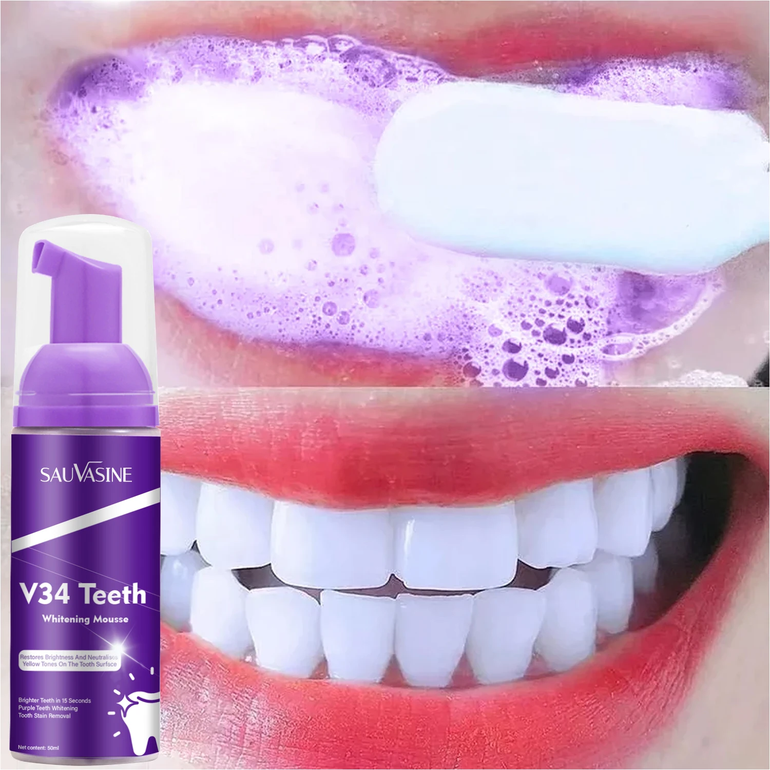 Teeth Whitening Product Effectively Remove Yellow Teeth Smoke Stain Remover Oral Hygiene Clean Dental Plaque Fresh Breath tooth whitening teeth powder remove yellow smoke coffee stains brighten tea stain fresh breath oral hygiene dental care tool