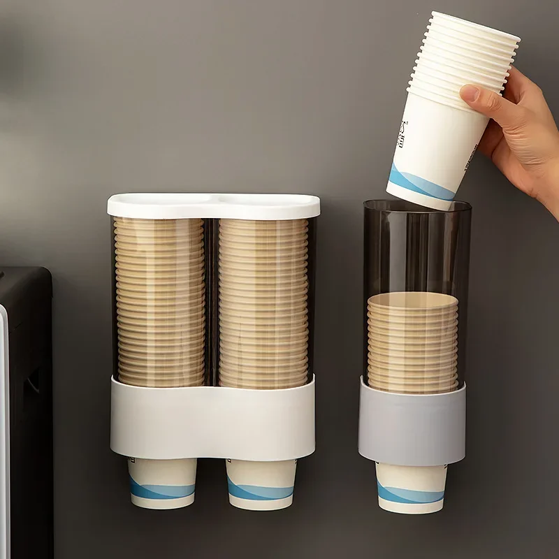 Dispenser Automatically Drop Cup Remover 1 PCS Disposable Plastic Paper Dust Storage Rack Holder Automatic Cup Remover,cup storage holder,paper cup dispenser