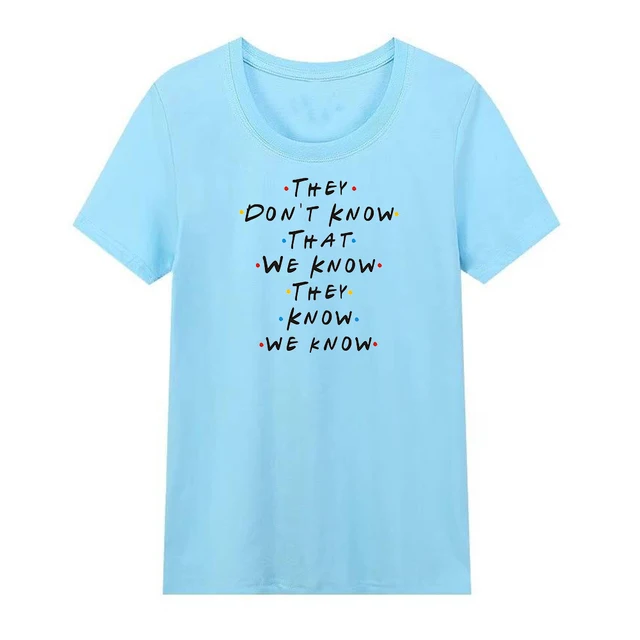 Friends Tee Tops Woman T-shirts 