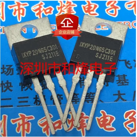 

Free shipping 30PCS IXYP20N65C3D1 TO-220 650V 20A