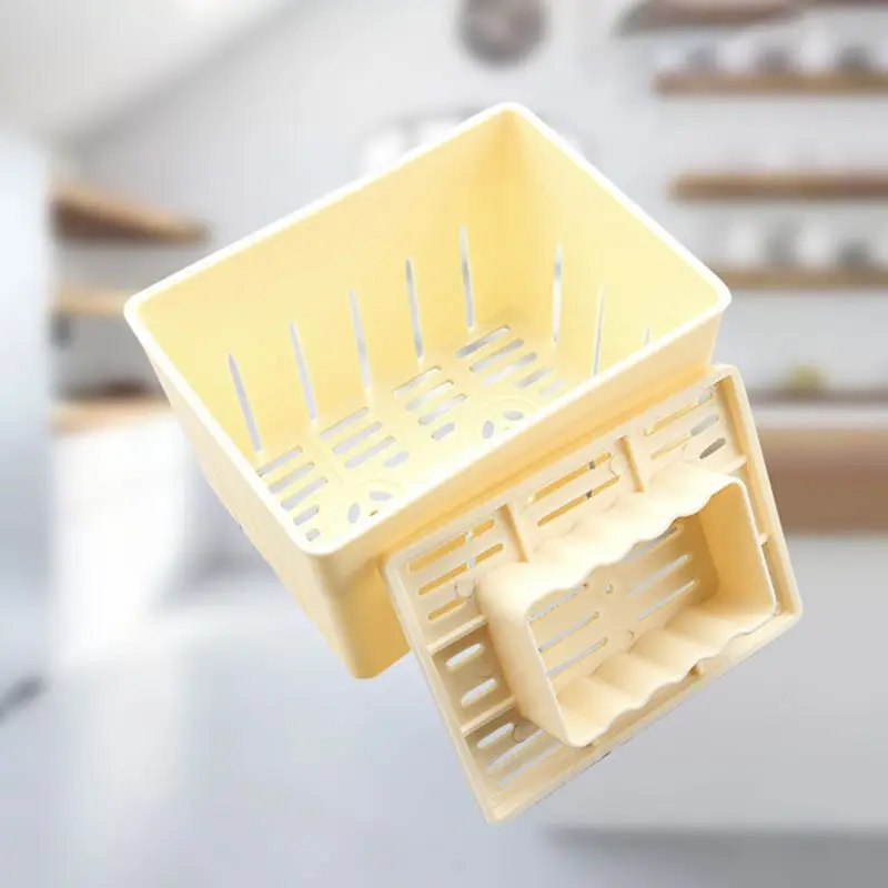Tofu Press Mold Maker Cheese Pressing Mould Kitchen Homemade Making Mold Case