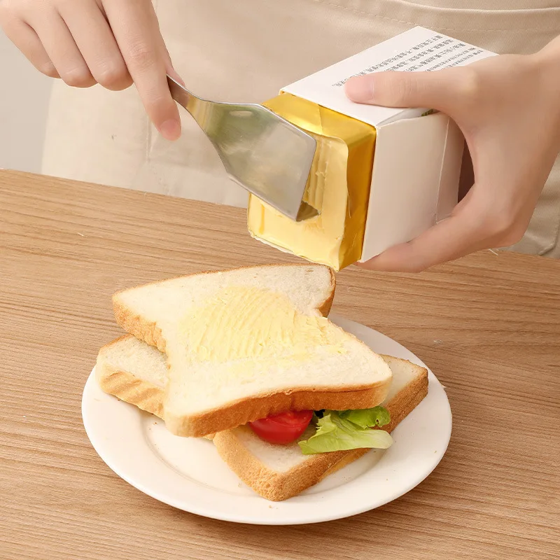 

Stainless Steel Cheese Cutter Slicer Food Grade Butter Cake Spatula Tools Knife