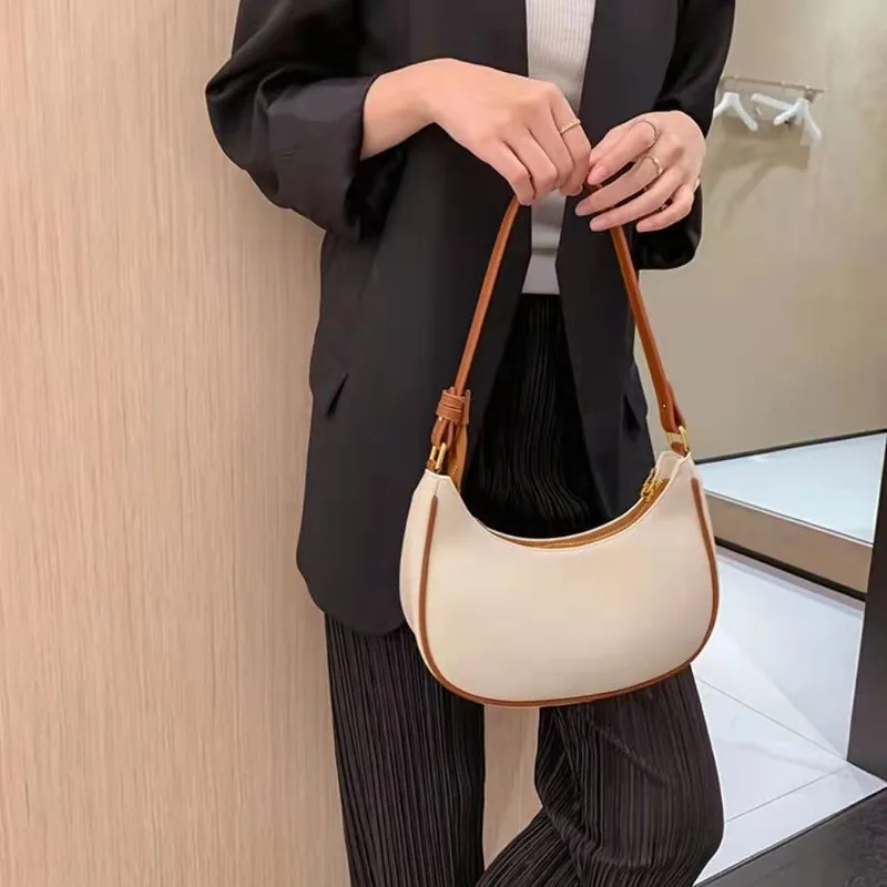 

Trendy Small CresCent Shoulder Women's Handbag HigH-end Fashion Underarm Women Bag