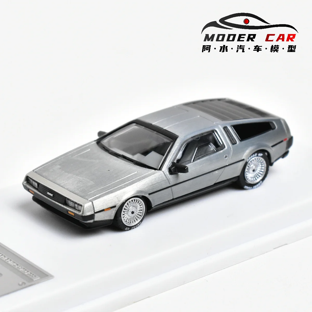 ◉1/64 DeLorean DMC-12 Ⅱ　 PARTIⅢ➕フィギュア2体 MJ 1:64 back to the future DeLorean DMC 12 Collection